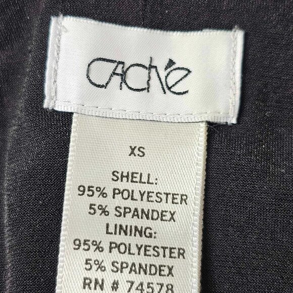 Cache Purple Abstract Print Stretch Sheath Dress Size XS - Picture 7 of 8